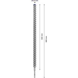 Bosch Accessories EXPERT SDS plus-7X 2608900152 příklepový vrták 1 ks 25 mm Celková délka 600 mm SDS plus 1 ks