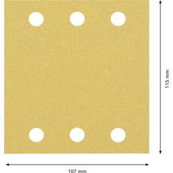 Bosch Accessories EXPERT C470 2608900892 brusný papír s otvory Zrnitost 80 (d x š) 115 mm x 107 mm 10 ks