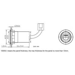 TRU COMPONENTS 1408771, USB konektor, zásuvka, vestavná, zástrčka, rovná, černá, 1 ks