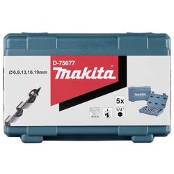 Makita D-75677 sada hadovitého vrtáku 5dílná 6 mm, 8 mm, 13 mm, 16 mm, 19 mm Celková délka 200 mm šestihranná 1 sada