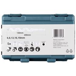 Makita D-75677 sada hadovitého vrtáku 5dílná 6 mm, 8 mm, 13 mm, 16 mm, 19 mm Celková délka 200 mm šestihranná 1 sada