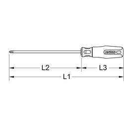 KS Tools 962.0012 9620012 křížový šroubovák PH 1