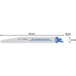 Bosch Accessories 2608659003 Plátek šalové pily Délka řezacího listu 225 mm 100 ks