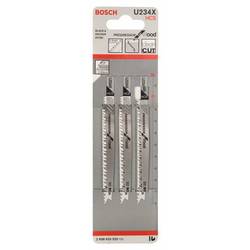 Bosch Accessories 2608633525 Pilový plátek do kmitací pily U 234 X - Progressor for Wood 3 ks