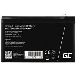 Green Cell Green Cell - USV-Akku - 1 x Batterie - Sealed Lead Acid (SLA) AGM05 olověný akumulátor 12 V 7.2 Ah olověná gelová (š x v x h) 151 x 95 x 65 mm