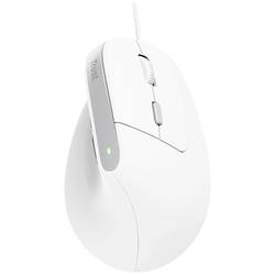Trust BAYO II ERGONOMIC optická myš, přenos kabelový, 6 tlačítko, 2400 dpi, bílá