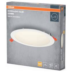 OSRAM HOMELIGHTING 4099854444968 Downlight Slim 225mm 22W 3000K LED stropní svítidlo, LED, pevně vestavěné LED, 22.00 W, bílá