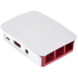 Raspberry Pi® SBC skříň Vhodné pro: Raspberry Pi® B+, Raspberry Pi® 2 B, Raspberry Pi® 3 B, Raspberry Pi® 3 B+ červená, bílá