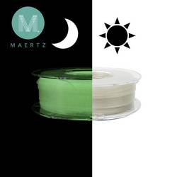 Maertz PMMA-1016-002 PMMA-1016-002 vlákno pro 3D tiskárny PLA filament vysoce lesklý (Glow+) 1.75 mm 1000 g zelená, Třpyt 1 ks