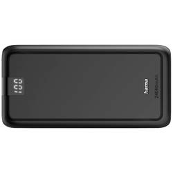 Hama powerbanka Li-Pol, 24000 mAh, Rychlé nabíjení, antracitová