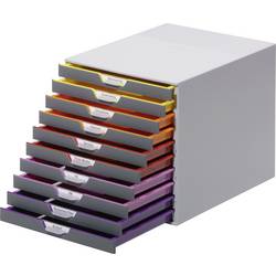 Durable VARICOLOR10 - 7610 761027 box se zásuvkami šedá DIN A4, DIN C4 , Folio , Letter Počet zásuvek: 10