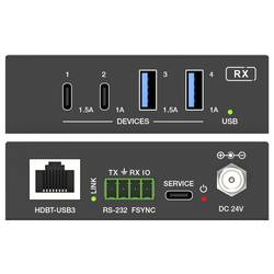 SpeaKa Professional SP-USBE-820 7+1 port KVM prodlužovač lze ovládat prostřednictvím PC černá