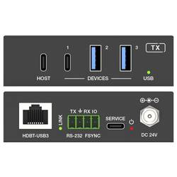 SpeaKa Professional SP-USBE-820 7+1 port KVM prodlužovač lze ovládat prostřednictvím PC černá