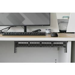 Digitus DN-48003 Nástěnný držák 19 vybavení 2 U Vhodné pro hloubku skříně: od 300 mm černá (RAL 9005) 19 palec