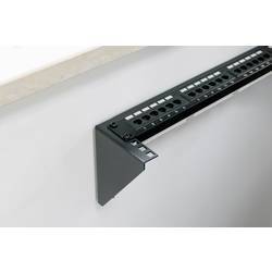 Digitus DN-48003 Nástěnný držák 19 vybavení 2 U Vhodné pro hloubku skříně: od 300 mm černá (RAL 9005) 19 palec