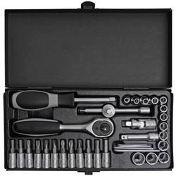 BERNSTEIN Tools for Electronics sada nástrčných klíčů, metrický, 1/4 (6,3 mm), 15dílná, 6-320