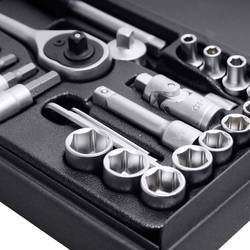 BERNSTEIN Tools for Electronics sada nástrčných klíčů, metrický, 1/4 (6,3 mm), 15dílná, 6-320