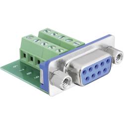 Delock Delock - Serieller Adapter - DB-9 (W) zu 10-poliger Anschlussblock (W) 65268 D-SUB zásuvková lišta 180 ° Pólů: 9, 10 1 ks