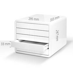 HAN i-BOX 1551-12 box se zásuvkami bílá DIN A4, DIN C4 Počet zásuvek: 5