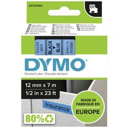 etikety DYMO D1 45016 polyester Barva pásky: modrá Barva písma:černá 12 mm 7 m