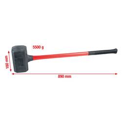 KS Tools 140.5259 Bezodskokové měkké kladivo, XL, 5500 g