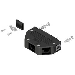 Conec SnapLock 16-003290E D-SUB pouzdro Pólů: 50 plast 90 °, 180 ° černá 1 ks