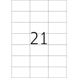 Herma 4668 univerzální etikety 70 x 42.3 mm papír bílá 2100 ks trvalé inkoustová tiskárna, laserová tiskárna, kopírka