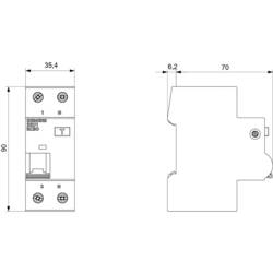 Siemens 5SU13566KK13 spínač 13 A 0.03 A 230 V