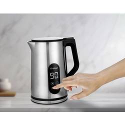 Trisa Digital Boil rychlovarná konvice, nerezová ocel, 6459.7512