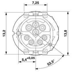 Phoenix Contact SACC-CI-M12FSY-8P SMD SH-SP sada předloh, 1418638, piny: 8, 5 ks