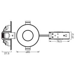 OSRAM HOMELIGHTING 4099854595530 stropní lampa, LED stropní reflektor, LED modul, pevně vestavěné LED, bílá