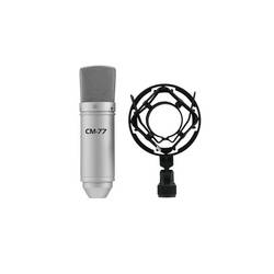 studiový mikrofon Omnitronic MIC CM-77 Druh přenosu:kabelový vč. pavouka, vč. svorky