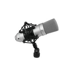 studiový mikrofon Omnitronic MIC CM-77 Druh přenosu:kabelový vč. pavouka, vč. svorky