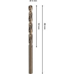 Bosch Accessories 2608577600 2608577600 HSS-Co kovový spirálový vrták Celková délka 86 mm Cobalt 1 ks