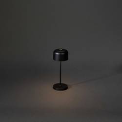 Konstsmide 7835-750 Lille Akumulátorová stolní LED lampa 2.2 W teplá bílá černá