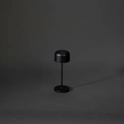 Konstsmide 7835-750 Lille Akumulátorová stolní LED lampa 2.2 W teplá bílá černá