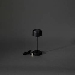 Konstsmide 7835-750 Lille Akumulátorová stolní LED lampa 2.2 W teplá bílá černá