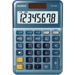 Casio MS-88EM stolní kalkulačka, displej (počet míst) 8, solární napájení, modrá
