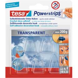 tesa POWERSTRIPS® Powerstrips® Deco transparentní Množství: 5 ks