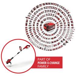 Einhell Power X-Change GE-CT 18/28 Li-Solo akumulátor strunová sekačka bez nabíječky, bez akumulátoru 18 V šířka sekání: 28 cm