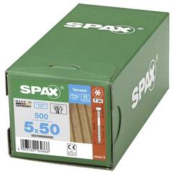 SPAX 0537000500505 šroub do dřeva 5 mm 50 mm T-STAR plus nerezová ocel A2 500 ks