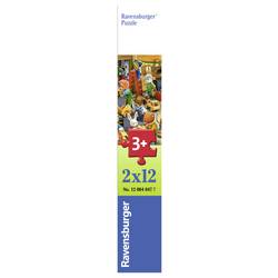 Dětská puzzle 2 x 12 dílů - vánoční stromeček 12004047 1 ks