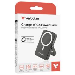 Verbatim Charge n Go powerbanka Li-Pol, 10000 mAh, Power Delivery 3.0, QC 3.0, USB-C®, černá