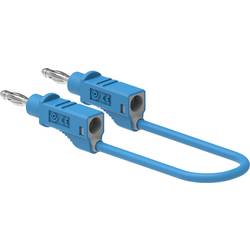Electro PJP 2111-CD1-50BL měřicí kabel banánková zástrčka 4 mm 50 cm modrá 1 ks