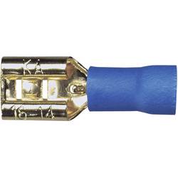 Sinuslive plochá zástrčka k HiFi zesilovači do auta sada 10 ks 2.5 mm² 6.3 mm pozlacený