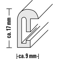 Hama 00061626 vyměnitelný fotorámeček Formát papíru: A4 (š x v x h) 220 x 305 x 15 mm černá