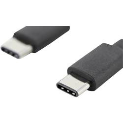 Digitus USB kabel USB 2.0 USB-C ® zástrčka, USB-C ® zástrčka 1.00 m černá AK-300138-010-S