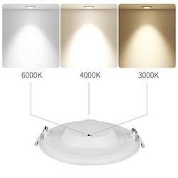 Heitronic 501375 Le Mans LED vestavné svítidlo, LED, 6 W, bílá