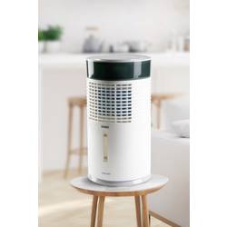DOMO Air Cooler Chillizz ochlazovač vzduchu 9.6 W (Ø x v) 204 mm x 380 mm bílá, černá s časovačem, se zvlhčovačem vzduchu, LED displej