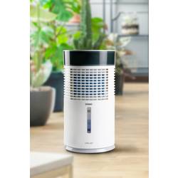 DOMO Air Cooler Chillizz ochlazovač vzduchu 9.6 W (Ø x v) 204 mm x 380 mm bílá, černá s časovačem, se zvlhčovačem vzduchu, LED displej